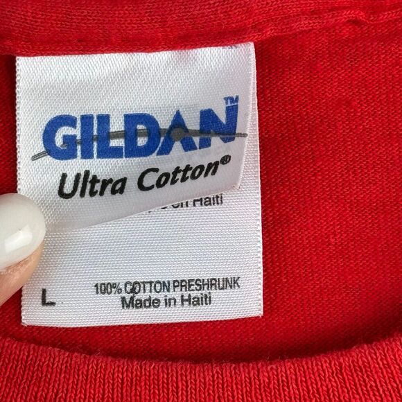 Milwaukee Tools T-Shirt Mens Medium Frame To Finish  Red Short Sleeve L - Picture 5 of 5